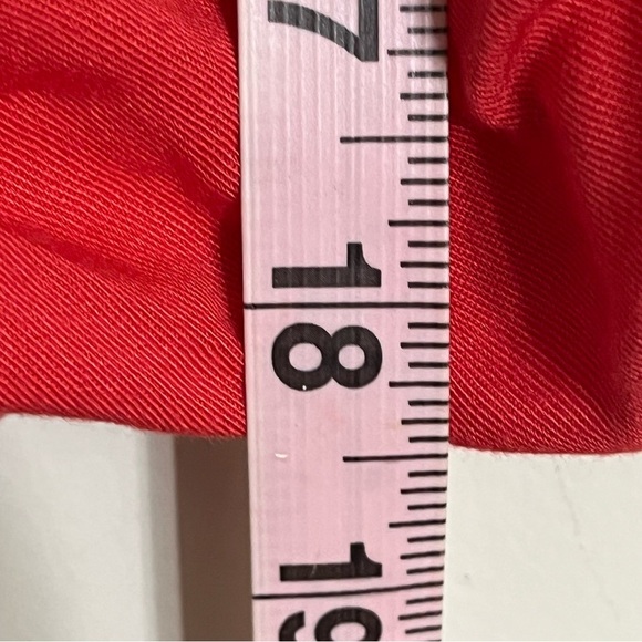 NWT Urban Outfitters Red Faux Wrap Puff Sleeve V-Neck Crop Top Size Small - Picture 11 of 14